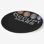 Occupy Mars Colonize Graphic Outer Space Planet SA Pappteller (Schrägansicht)