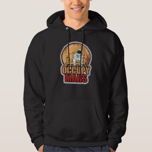 Occupy-Mars Hoodie (Vorderseite)