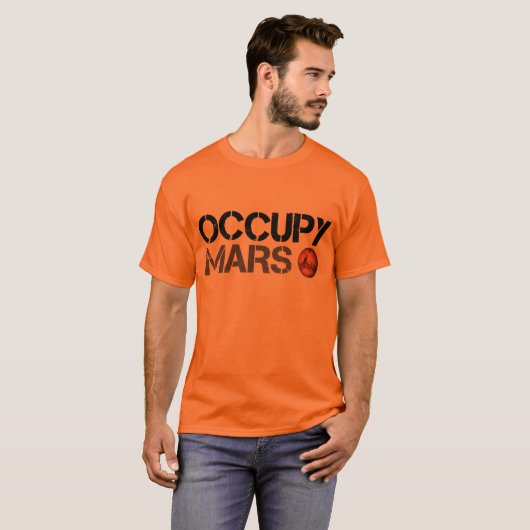 Occupy-Mars, Mars Colonisation T - Shirt (Vorne ganz)
