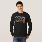 Occupy MARS Retro Awesome Space Planet Adventure P T-Shirt (Vorne ganz)