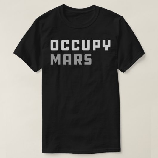 Occupy Mars Space Eploration T-Shirt (Design vorne)