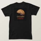 Occupy Mars T - Shirt (Design Rückseite)