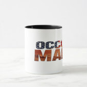Occupy Mars Tasse - Weltraumforschung mit Amerika (Zentrum)