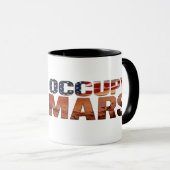 Occupy Mars Tasse - Weltraumforschung mit Amerika (VorderseiteRechts)