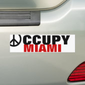 OCCUPY MIAMI AUTOAUFKLEBER (Auf Auto)