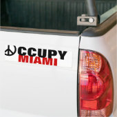 OCCUPY MIAMI AUTOAUFKLEBER (Auf Lkw)