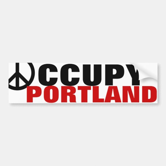 OCCUPY PORTLAND AUTOAUFKLEBER (Vorne)