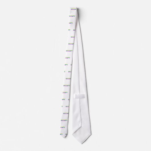 Occupy Rainbow Krawatte (Rückseite)