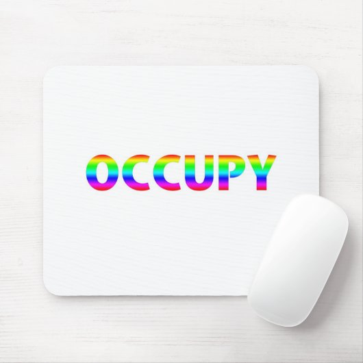 Occupy Rainbow Mousepad (Mit Mouse)