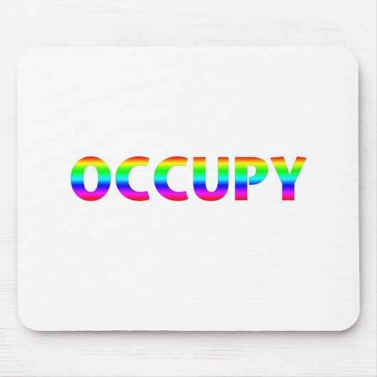 Occupy Rainbow Mousepad (Vorne)