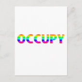 Occupy Rainbow Postkarte (Vorderseite)
