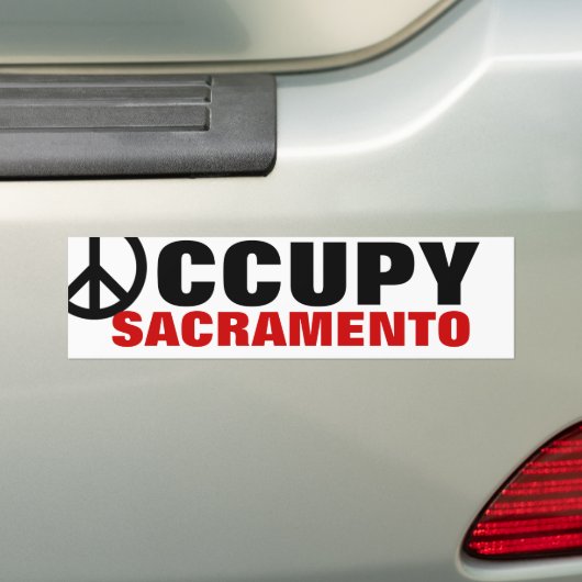 OCCUPY SACRAMENTO AUTOAUFKLEBER (Auf Auto)