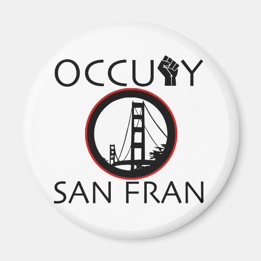 Occupy San Fransisco Magnet (Vorne)