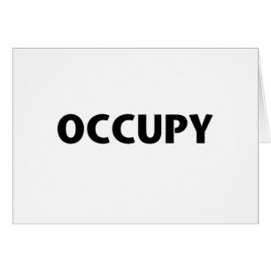 Occupy (Schwarz auf Weiß)