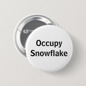 Occupy Snowflake Button (Vorne & Hinten)