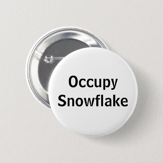 Occupy Snowflake Button (Vorne & Hinten)