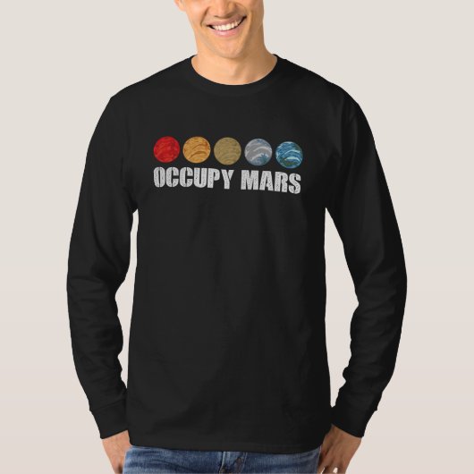 Occupy- und Terraforming-Mars T-Shirt (Vorderseite)