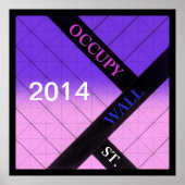 Occupy Wall Street 2014 Poster (Vorne)