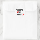 Occupy Wall Street All Streets Wir sind die 99% Runder Aufkleber (Tasche)