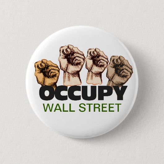 Occupy Wall Street Button (Vorderseite)
