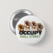 Occupy Wall Street Button (Vorne & Hinten)