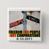 Occupy Wall Street-Button Button (Vorderseite)