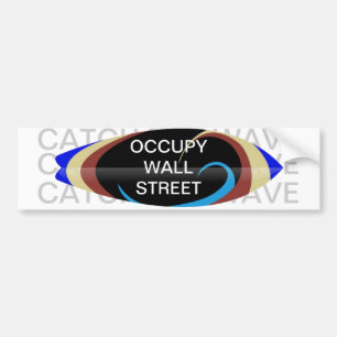 OCCUPY WALL STREET FANGEN DIE WEGE AUTOAUFKLEBER