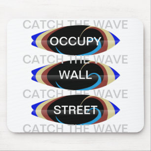 OCCUPY WALL STREET FANGEN DIE WEGE MOUSEPAD