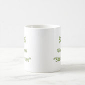 Occupy Wall Street Retro Kaffeetasse (Mittel)