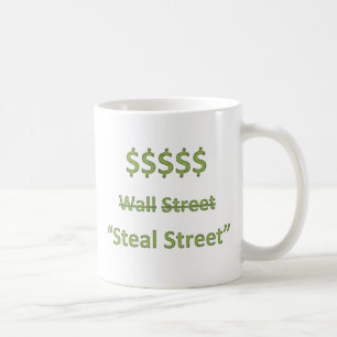Occupy Wall Street Retro Kaffeetasse
