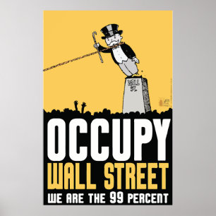Occupy Wall Street sind wir das 99-Prozent-Plakat Poster