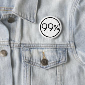 Occupy Wall Street sind wir der 99% Knopf Button (Beispiel)