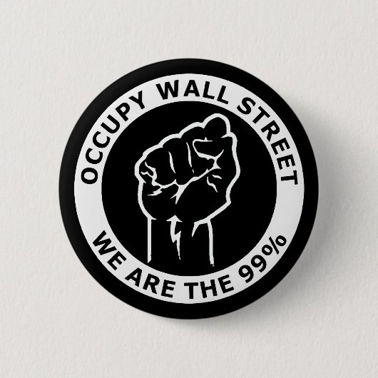 Occupy Wall Street, sind wir die 99% Button (Vorderseite)