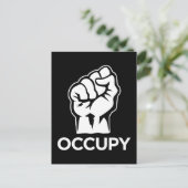 Occupy Wall Street - Wir sind die 99 % Postkarte (Stehend Vorderseite)