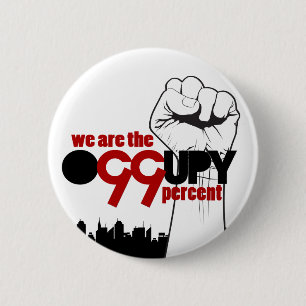 Occupy Wall Street - wir sind die 99 Prozent Button