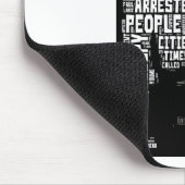 Occupy Wall Street-Wort-Wolke Mousepad (Ecke)