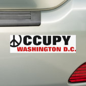 OCCUPY WASHINGTON D.C. AUTOAUFKLEBER (Auf Auto)