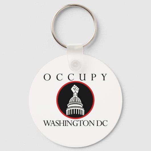 Occupy Washington DC Schlüsselanhänger (Vorderseite)
