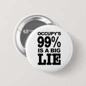 Occupys 99% ist eine große Lüge Button (Vorne & Hinten)