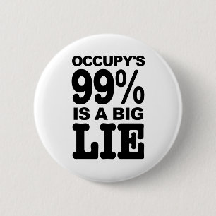 Occupys 99% ist eine große Lüge Button