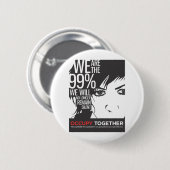 OccupyTogether_poster01 Button (Vorne & Hinten)
