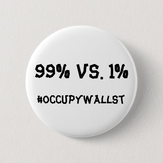 #OCCUPYWALLST BUTTON (Vorderseite)