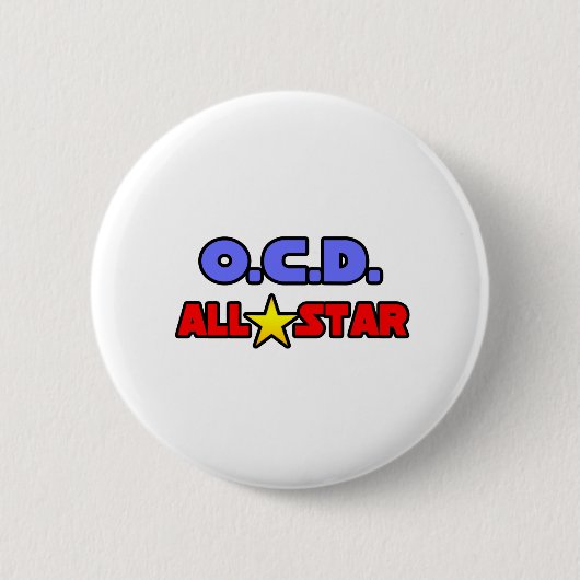 OCD All Star Button (Vorderseite)
