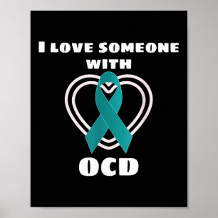Ocd Awareness I Liebe Jemand mit Ocd Poster