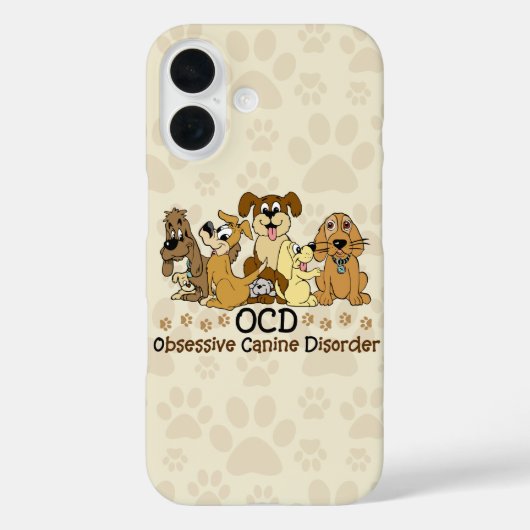 OCD besessene Hunde- Störung Case-Mate iPhone Hülle (Rückseite)
