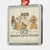 OCD besessene Hunde- Störung Ornament Aus Metall (Links)