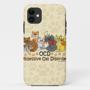 OCD besessene Katzen-Störung iPhone 11 Hülle