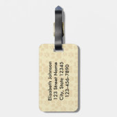 OCD besessene Katzen-Störung personalisiert Gepäckanhänger (Rückseite vertikal)