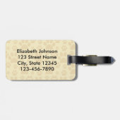 OCD besessene Katzen-Störung personalisiert Gepäckanhänger (Rückseite horizontal)