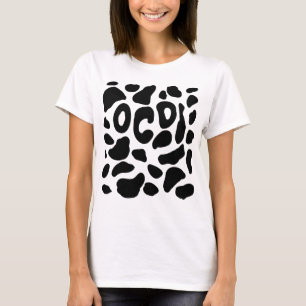 OCD besessene Kuh-Störungs-lustiges niedliches T-Shirt